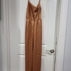 Forever 21 Copper Jumpsuit With Pockets
